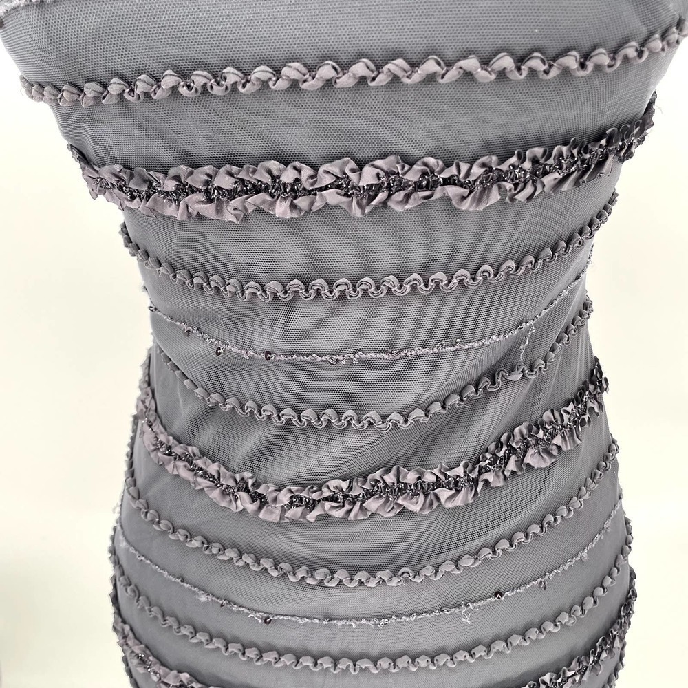 Js Collections Two Blue Gray Sequined Jacket And … - image 6